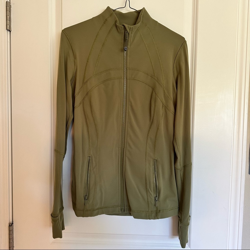 Lululemon Define Jacket Bronze Green Size 8